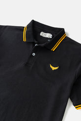 Tipping Collar Polo Shirt - Black